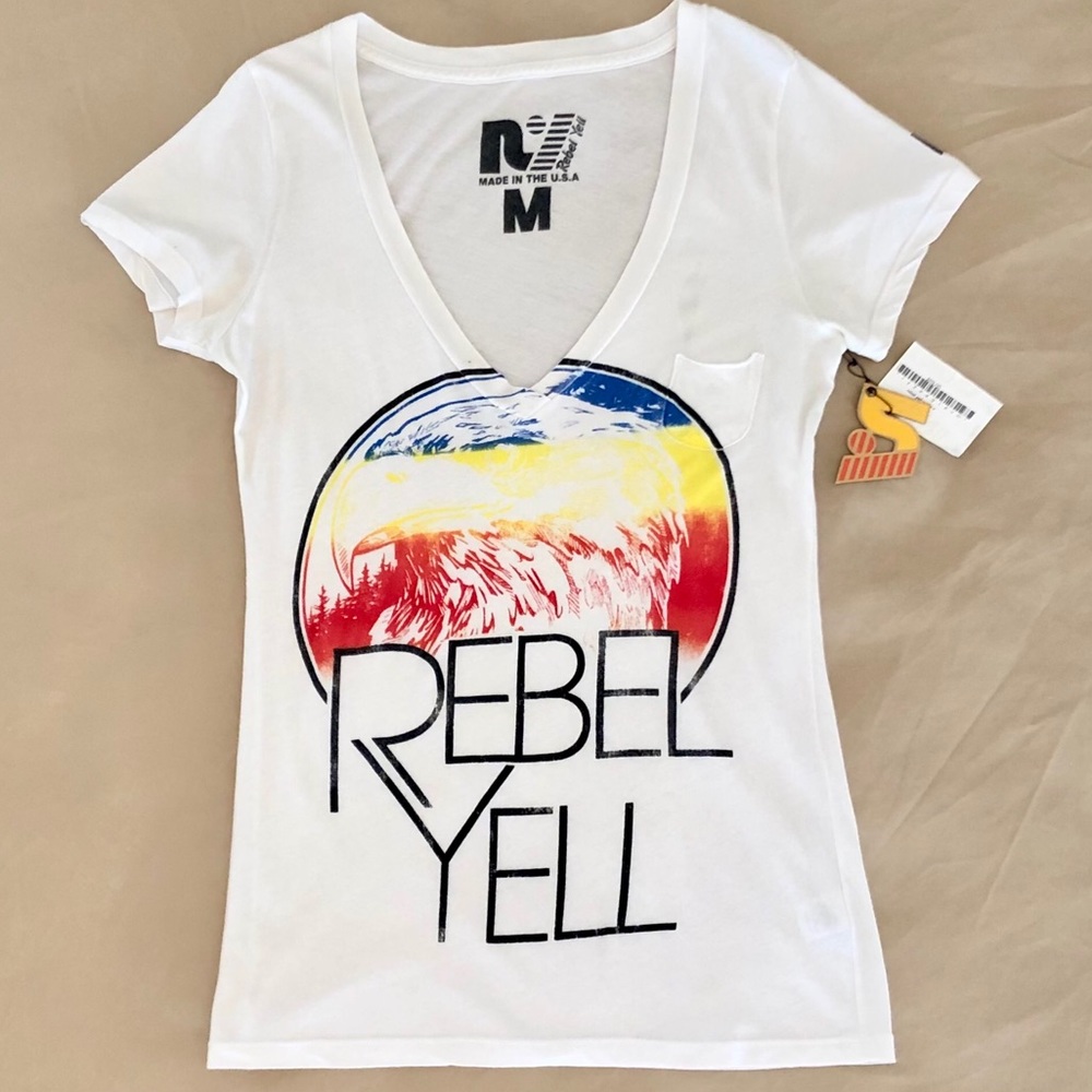 NWT Vintage Rebel Yell T Shirt Size Med.
